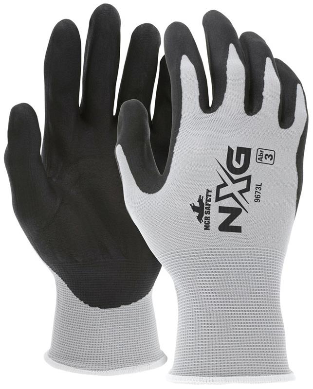 MCR 9673 FOAM NITRILE PALM COATED - Tagged Gloves